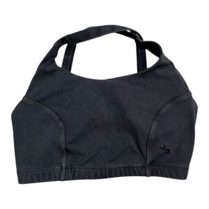 LAB Athletic Sports Bra Extra Small Black Racerback Workout Gym Athleisure